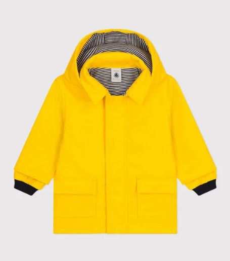 Petit Bateau / babyjasje / geel