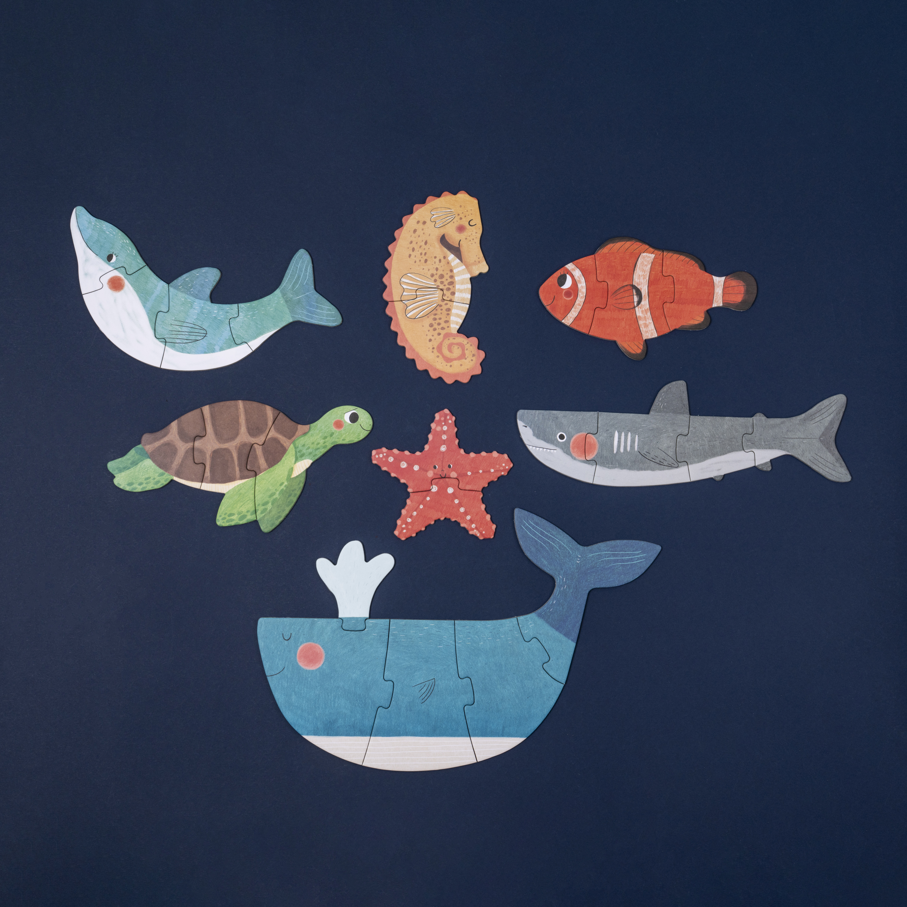 Londji Puzzel Blue - Set van 7