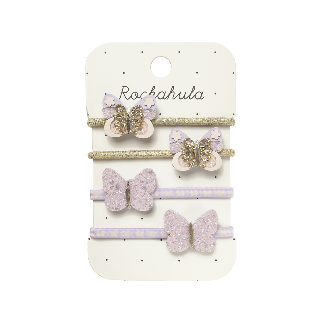 Rockahula Haarelastiek Fairytale Butterfly - 4 stuks