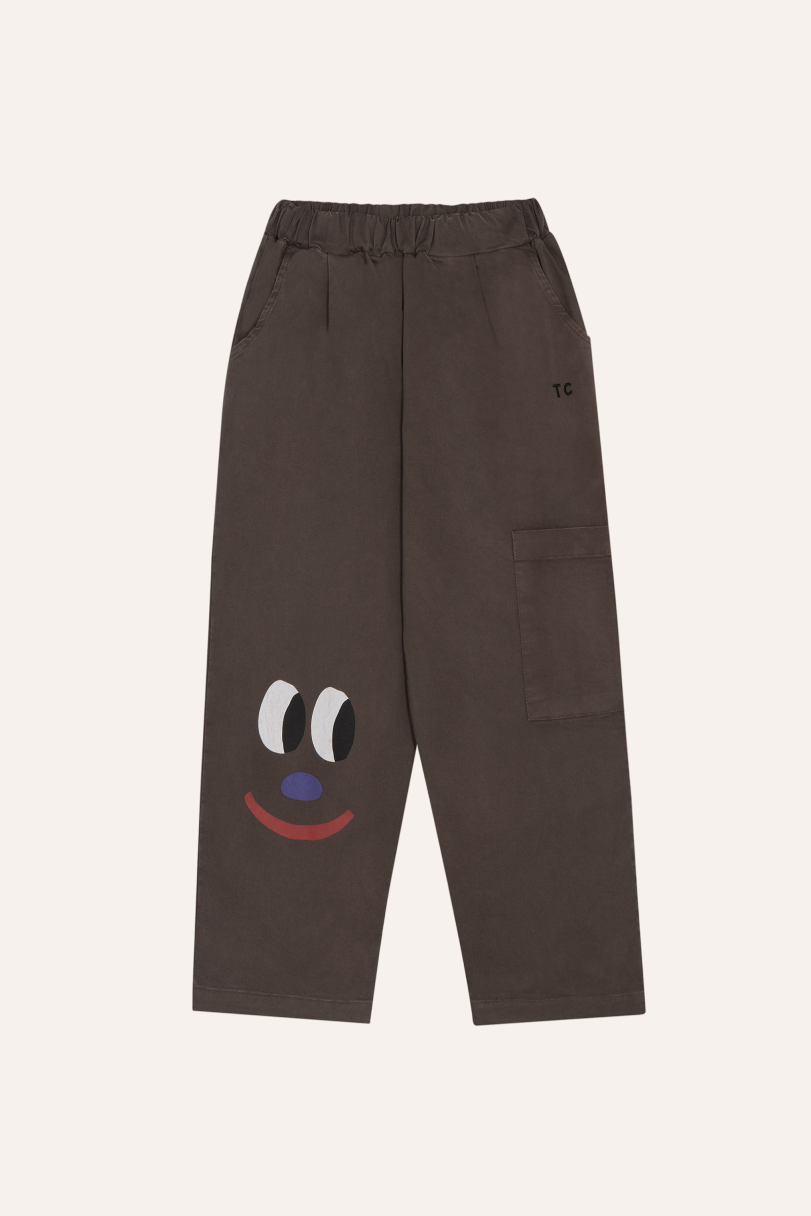 The Campamento Kids Broek Smiling Face Bruin