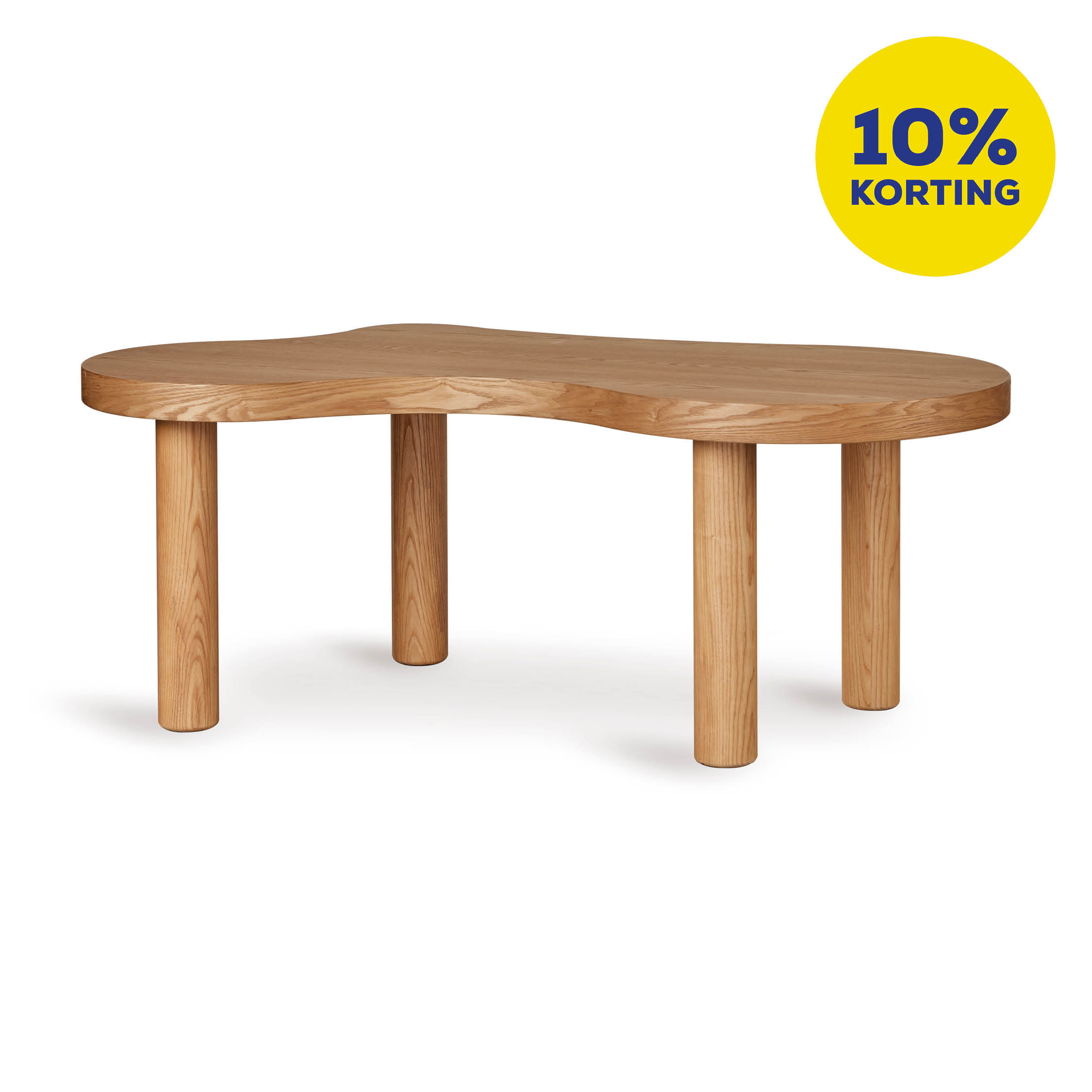 Quax Bijzettafel Modu Organic Natural Ash 130x70x50 cm