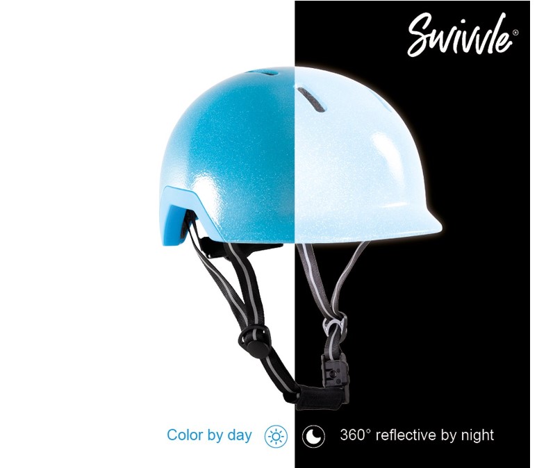 Swivvle Sirius Fietshelm Ocean blue