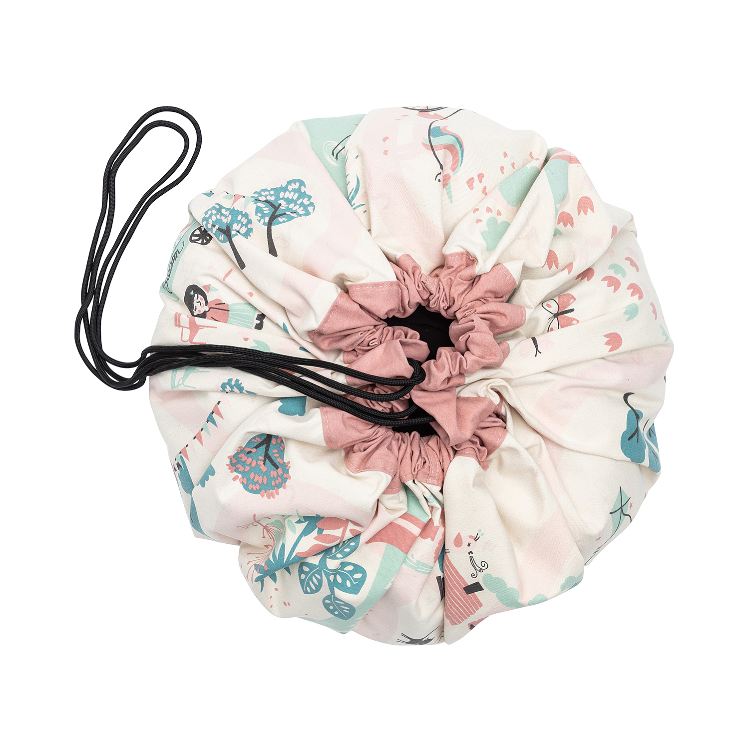 Play & Go Speelmat-Opbergzak Noomad Original Double Printed Walk in A Park 140 cm