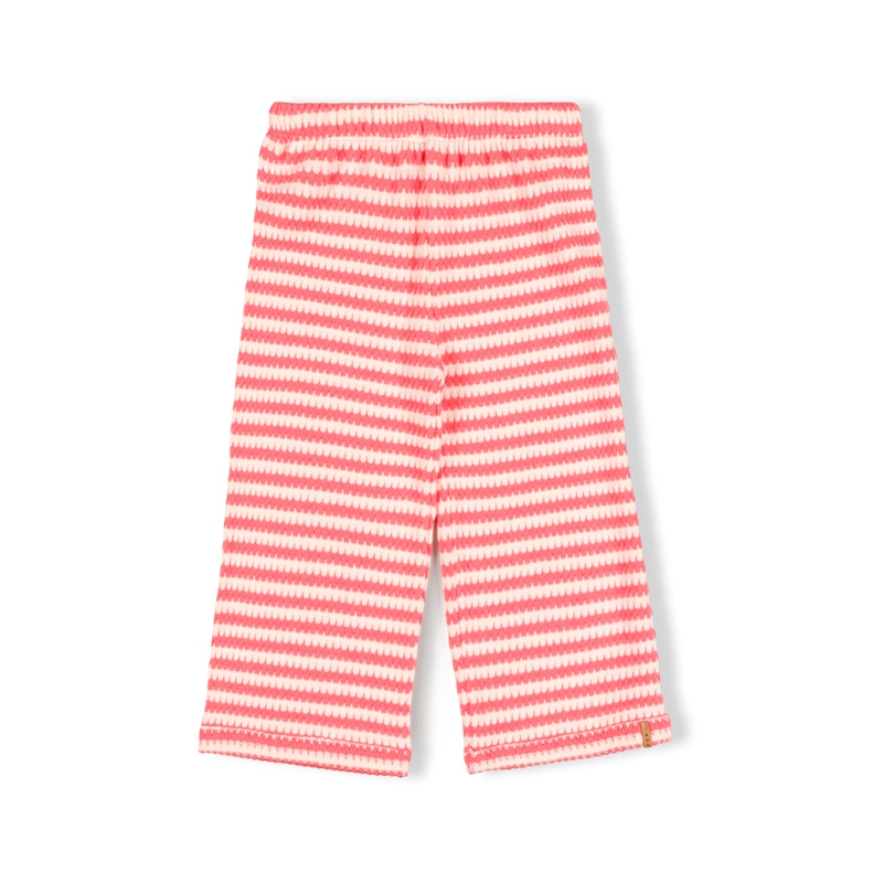 Nixnut Broek Wide Coral Stripe
