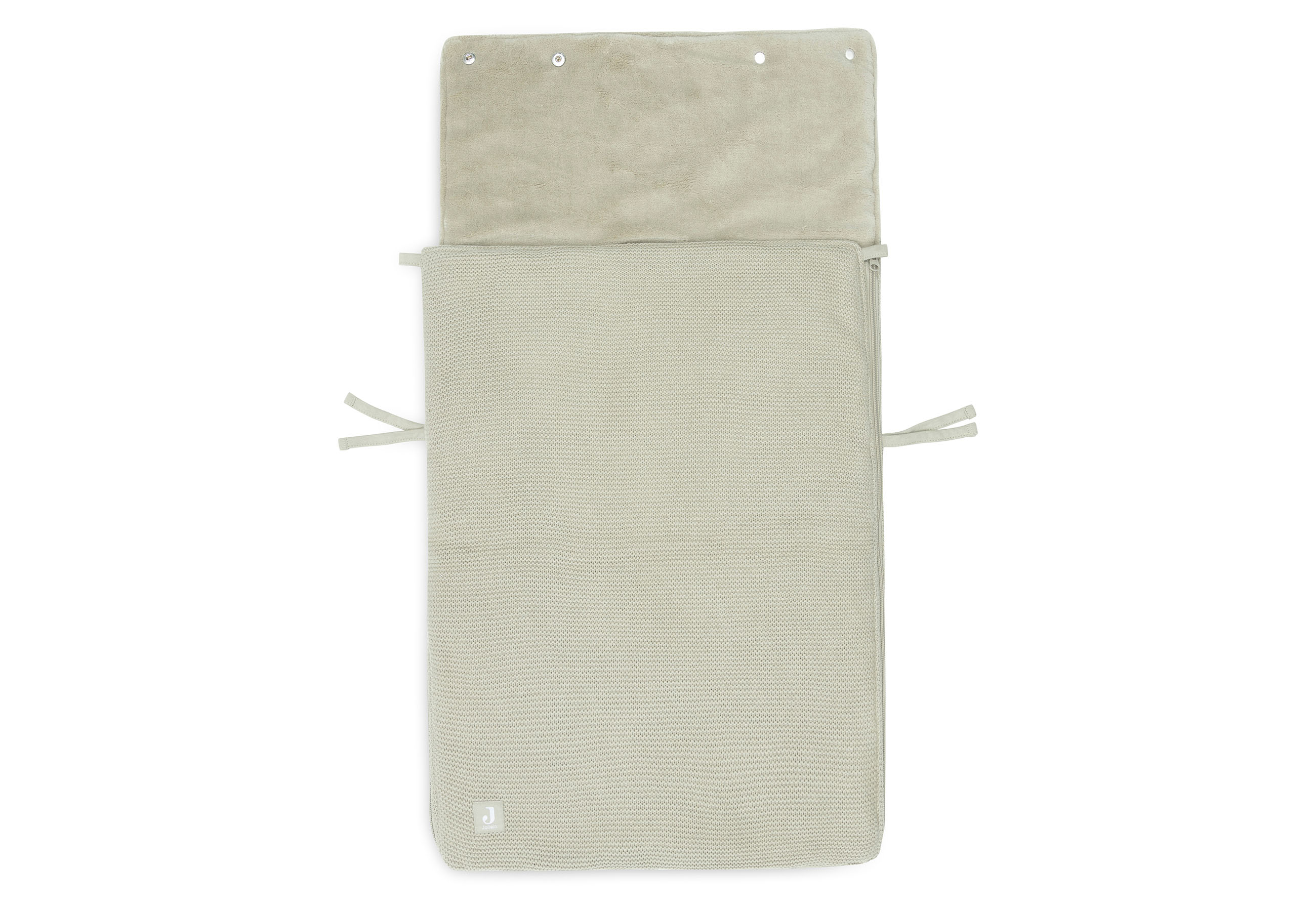 Jollein Voetenzak Groep 0+ 3-5 Punts Basic Knit Olive Green