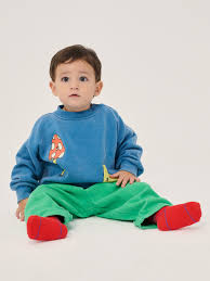 Bobo Choses Baby Broek Corduroy Mush Monsters Duo