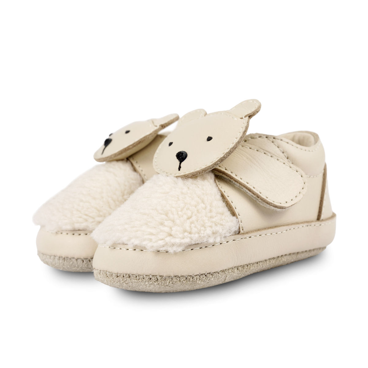 Donsje Sneakers Matijn Polar Bear Cream Leather