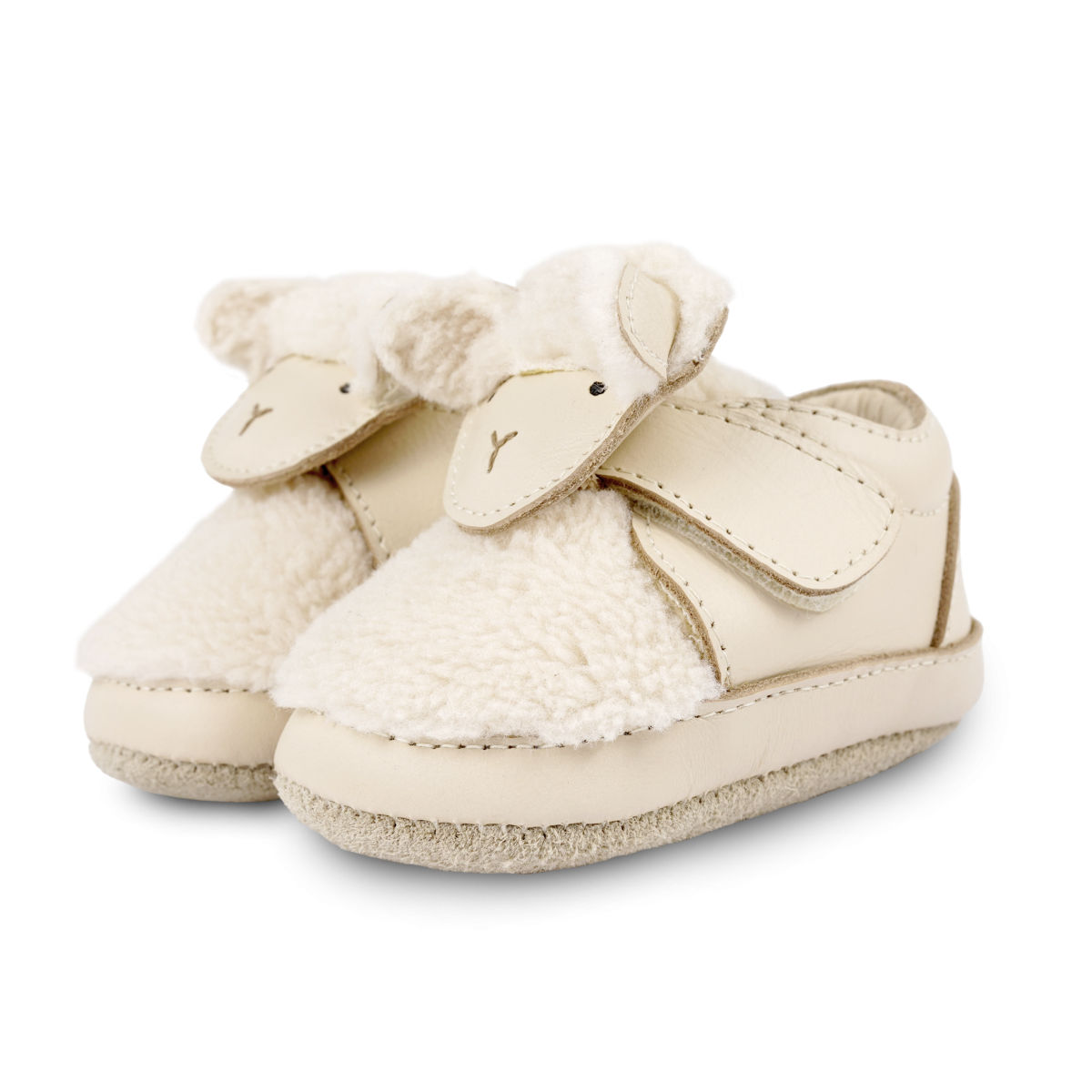 Donsje Sneakers Matijn Lammy Cream Leather