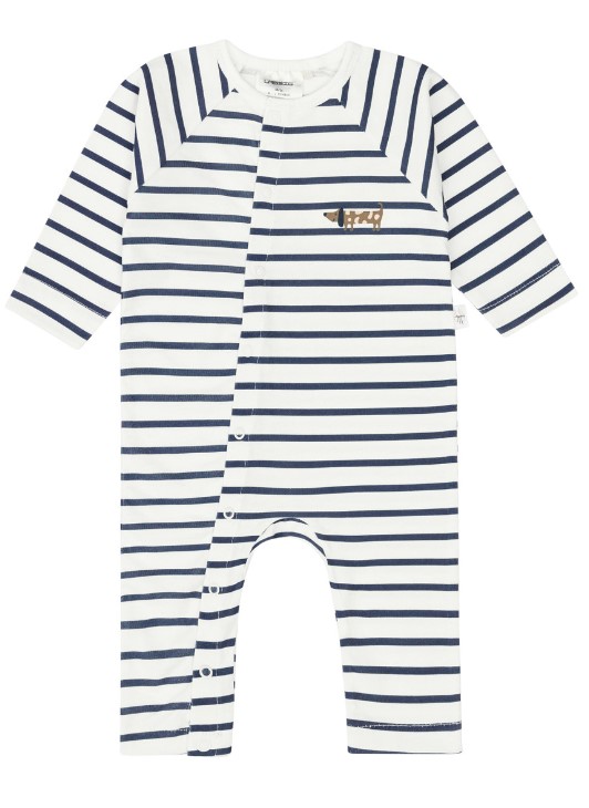 Lässig Romper Dog Milky-Navy - 0 M