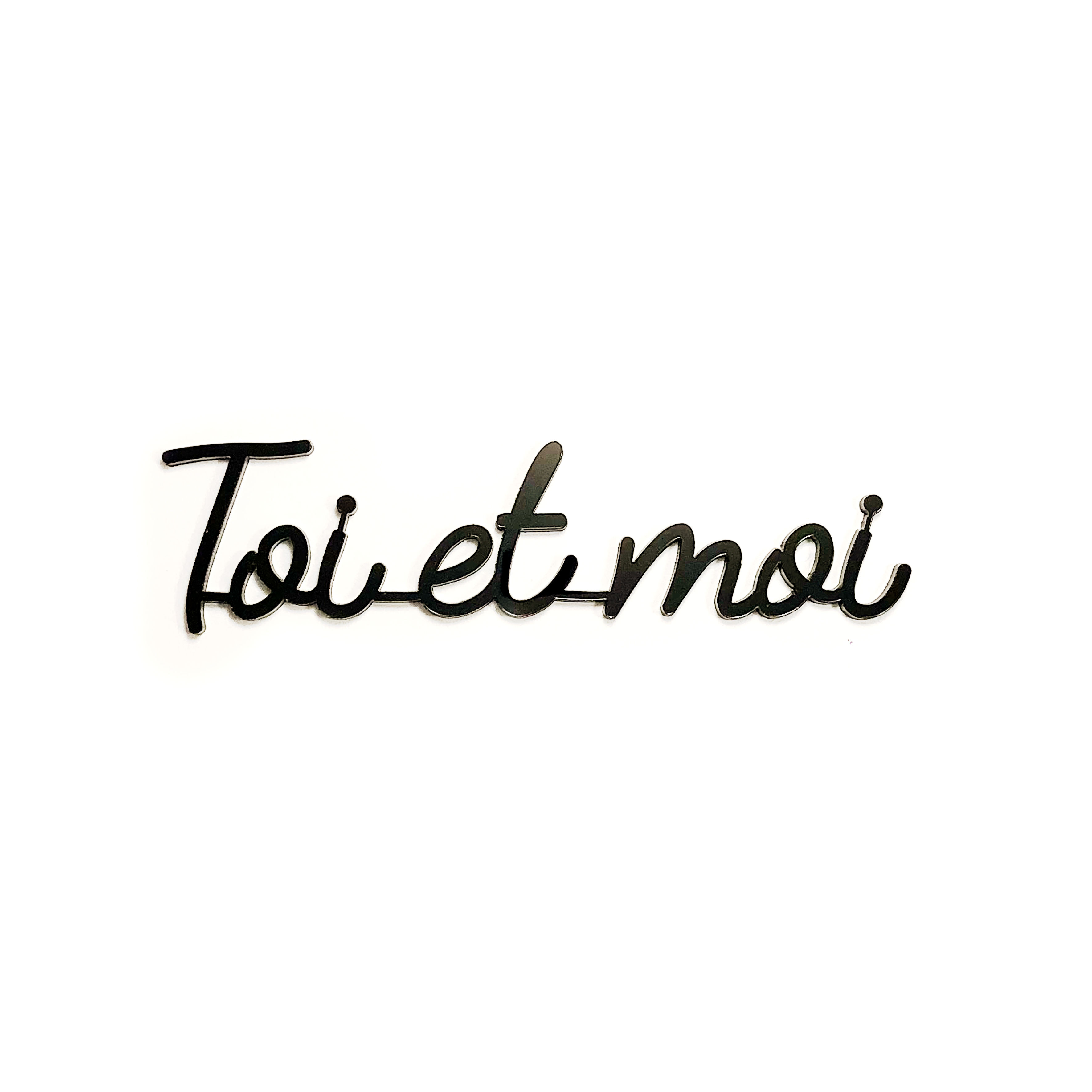 GOEGEZEGD Muurquote A5 Toi Et Moi