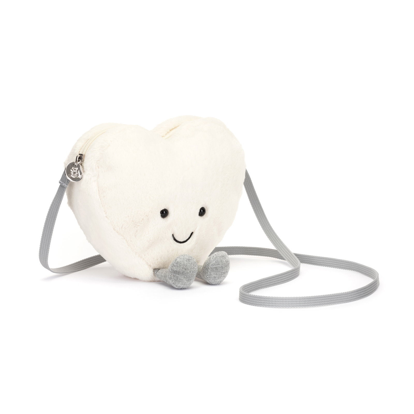Jellycat Handtas Amuseables Cream Heart 5x18x17 cm