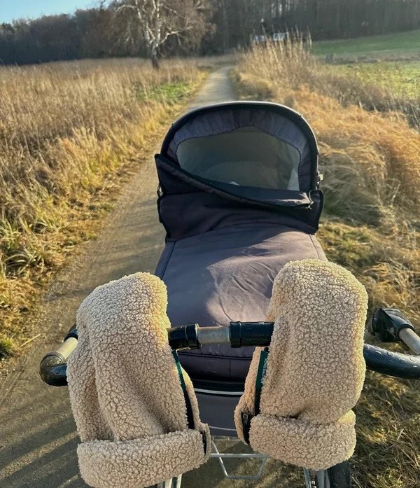 Kong Walther Osterbro Handschoen voor Buggy Teddy Mocca Brown - 1 paar