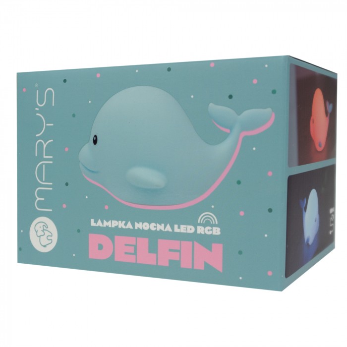 Mary's Nachtlamp LED Dolphin