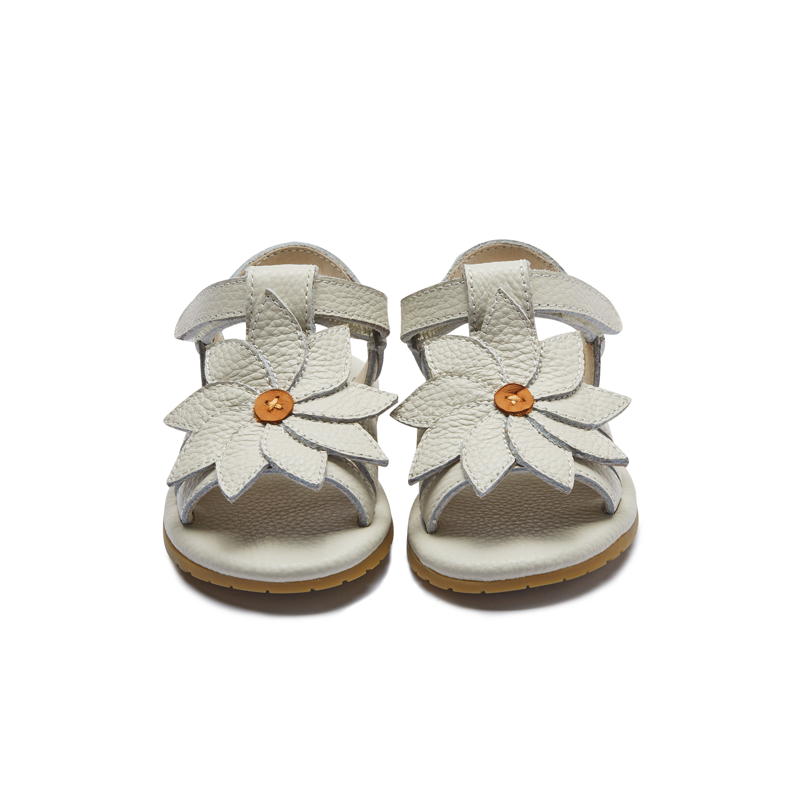 Donsje Sandaal Jiles Fields Daisy Off White Leather
