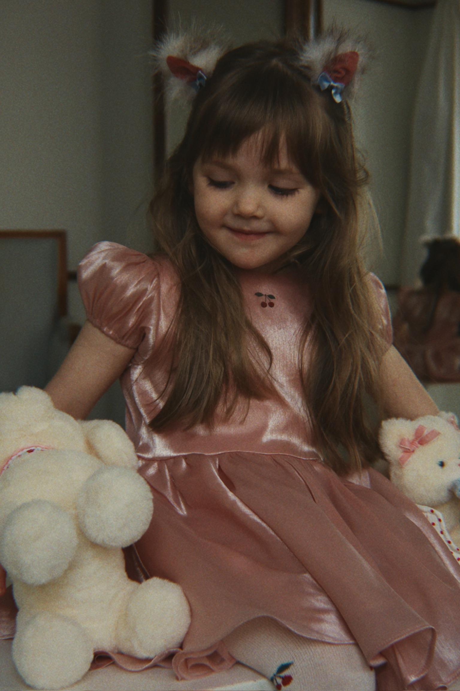 Konges Slojd Kids Kleed Fia Silver Pink - 4 jaar