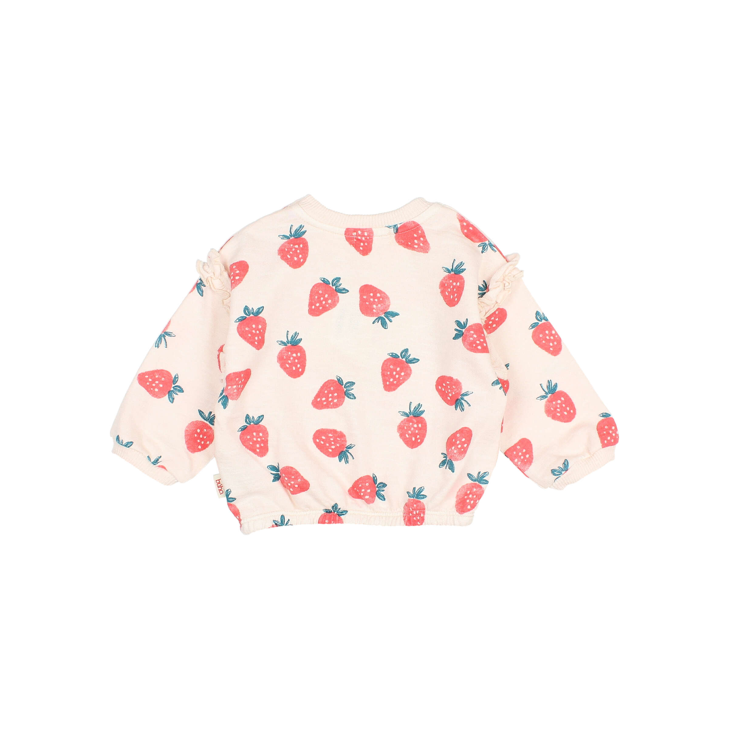 Buho Baby Sweater Strawberry Cream Pink - 12 maand