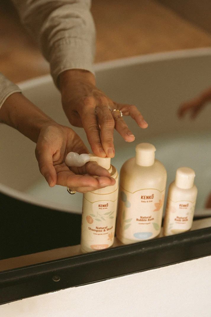 Kenkô Everyday Essentials Shampoo & Wasmousse Natural 150 ml
