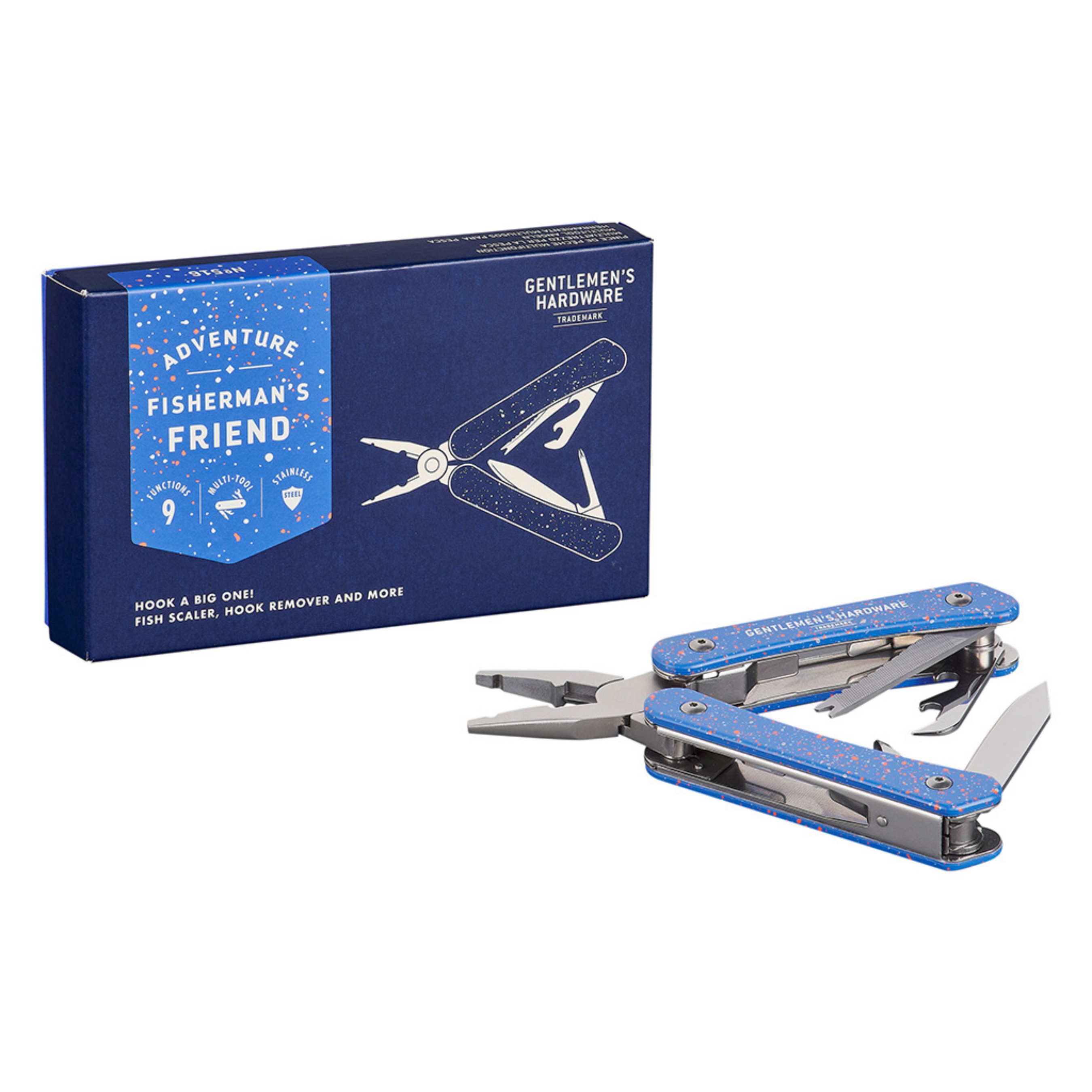 Gentlemen's Hardware Fishing Multi-Tool 10.5x4.3x2.4 cm