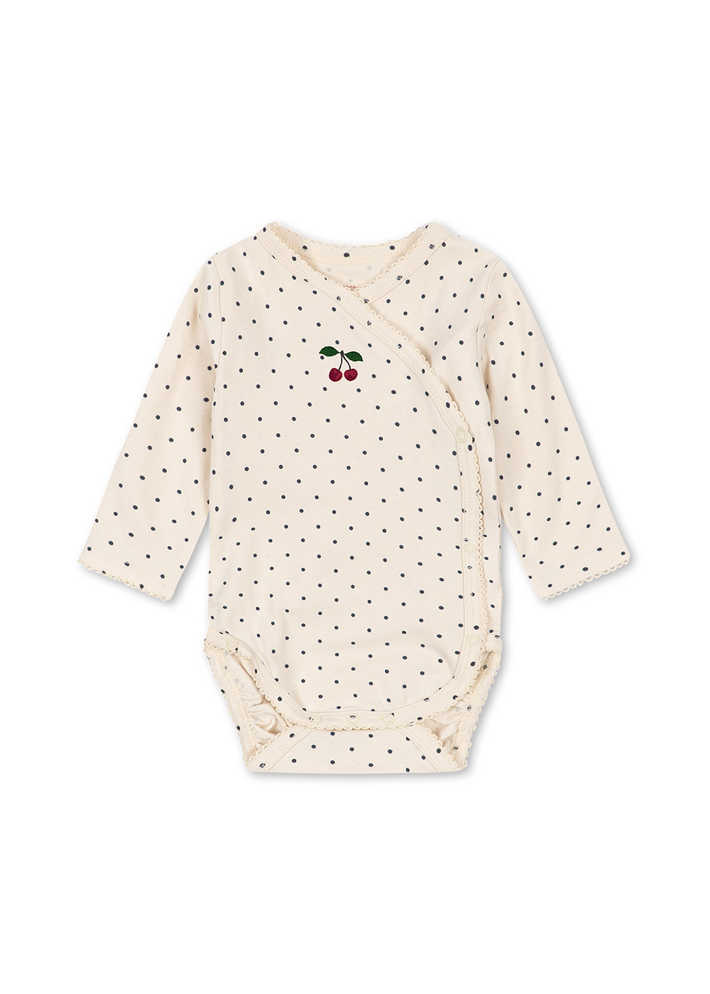 Konges Slojd Newborn Body Basic Lm Gots Blue Dot