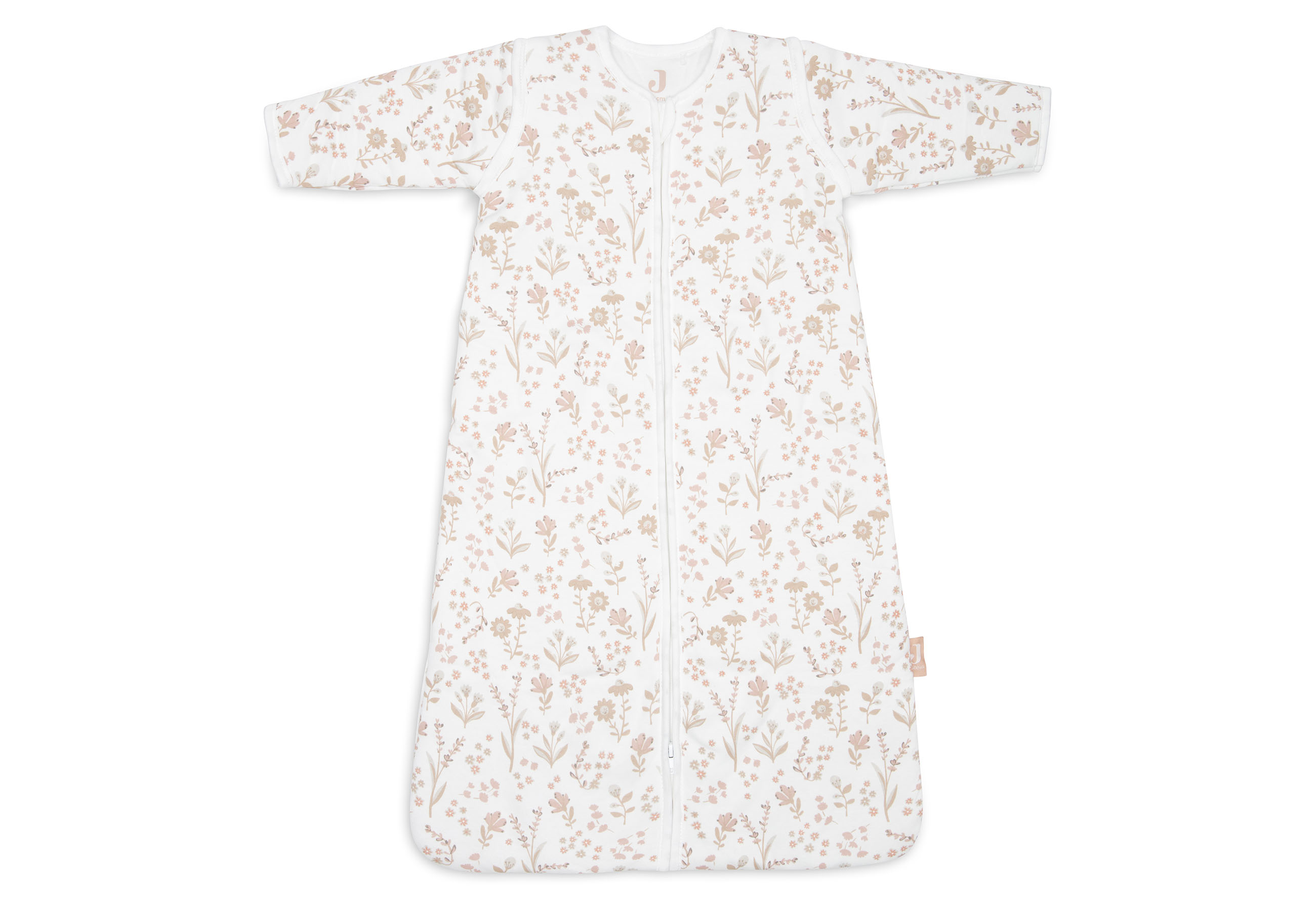 Jollein Slaapzak afritsbare Mouwen Bloomy 90 cm