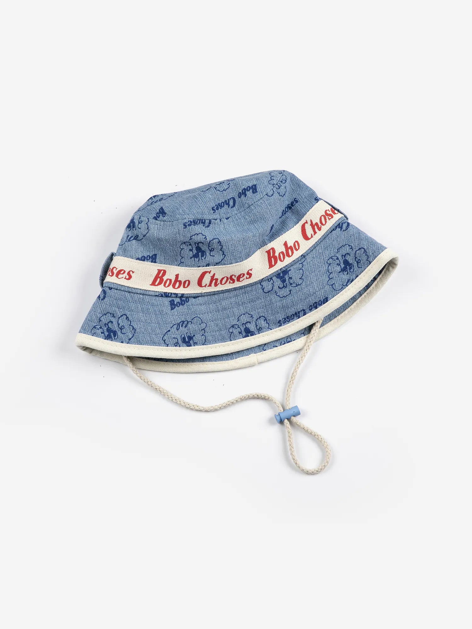 Bobo Choses Kids Hoedje Pickles The Dog All Over Print Prussian Blue