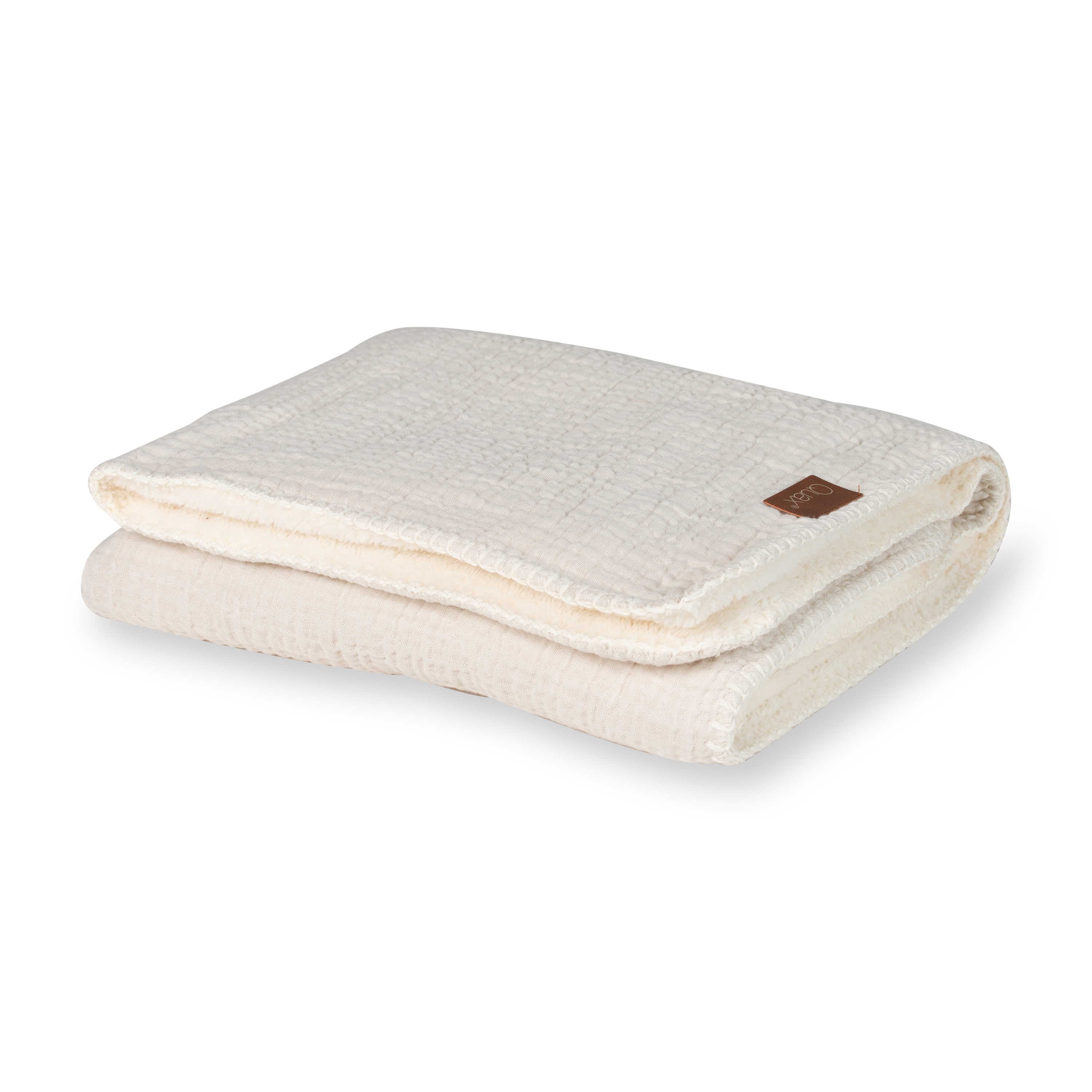 Quax Deken Newborn Teddy Natural Clay 80x65 cm