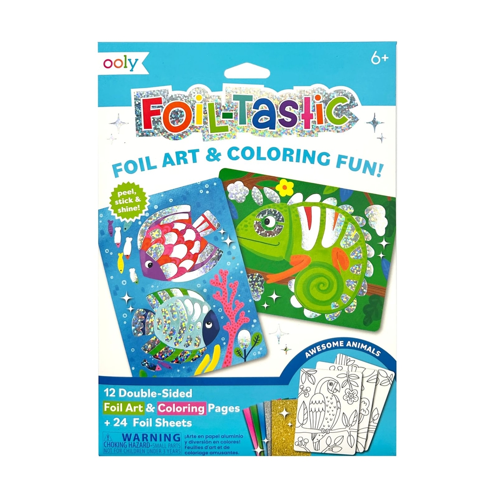 Ooly  Foil-tastic Art Kit Awesome Animals