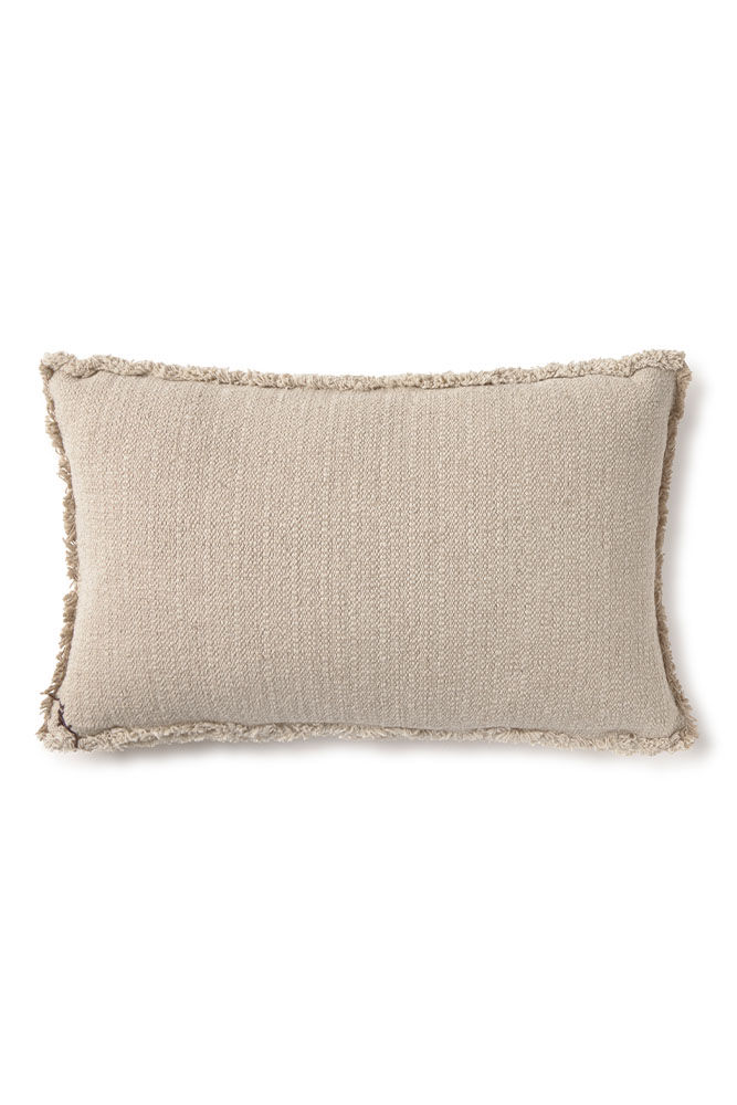 Lorena Canals Kussen Handloom Rechthoekig Beige 30x50 cm