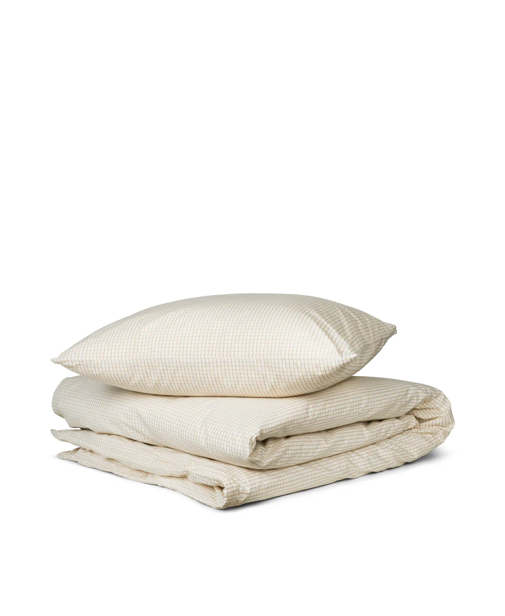 Dear April Dekbedovertrek Asta Zipper Mini Check 140x200 cm - 63x63 cm