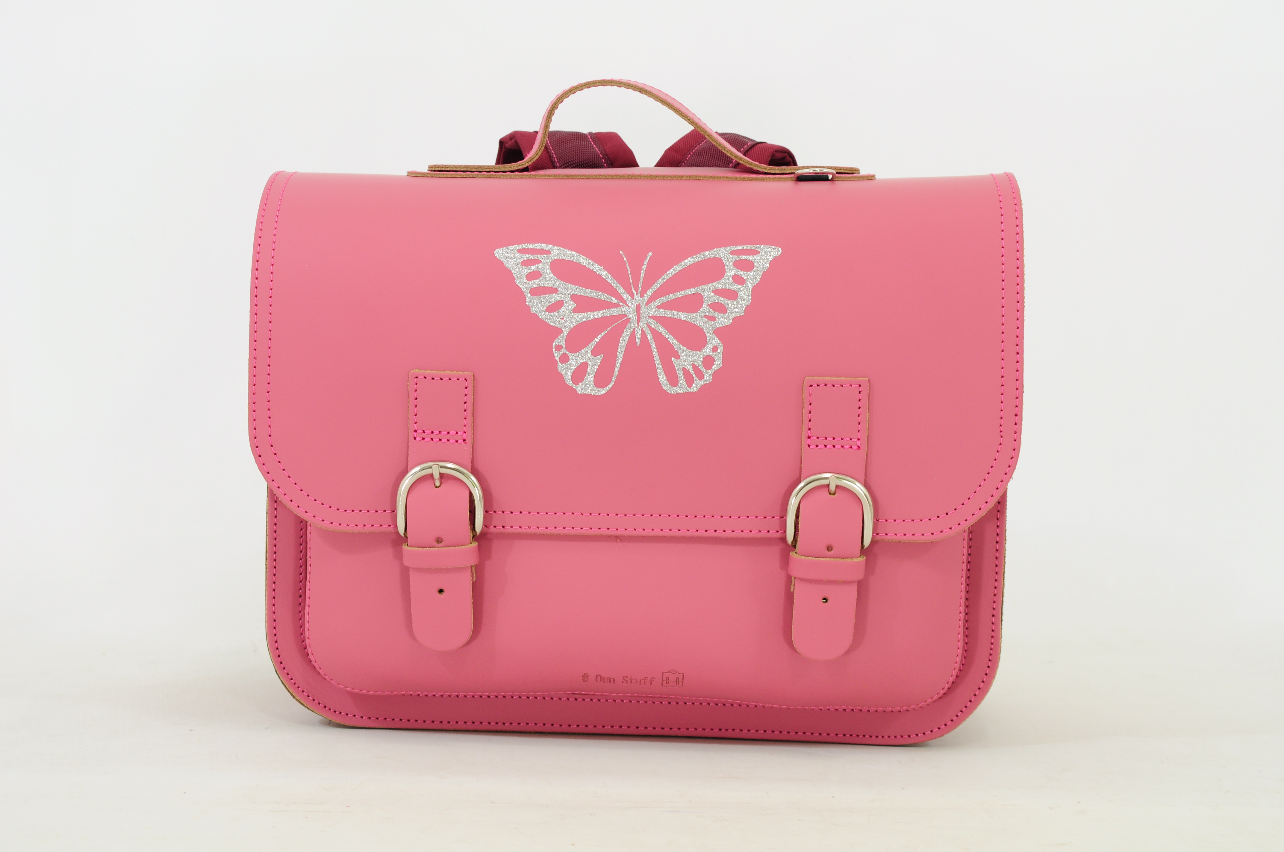 Own Stuff Boekentas Classic Vlinder Antiek Roze 38x17x28 cm