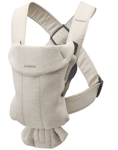 BabyBjorn Draagzak Mini 3D Jersey Lichtbeige