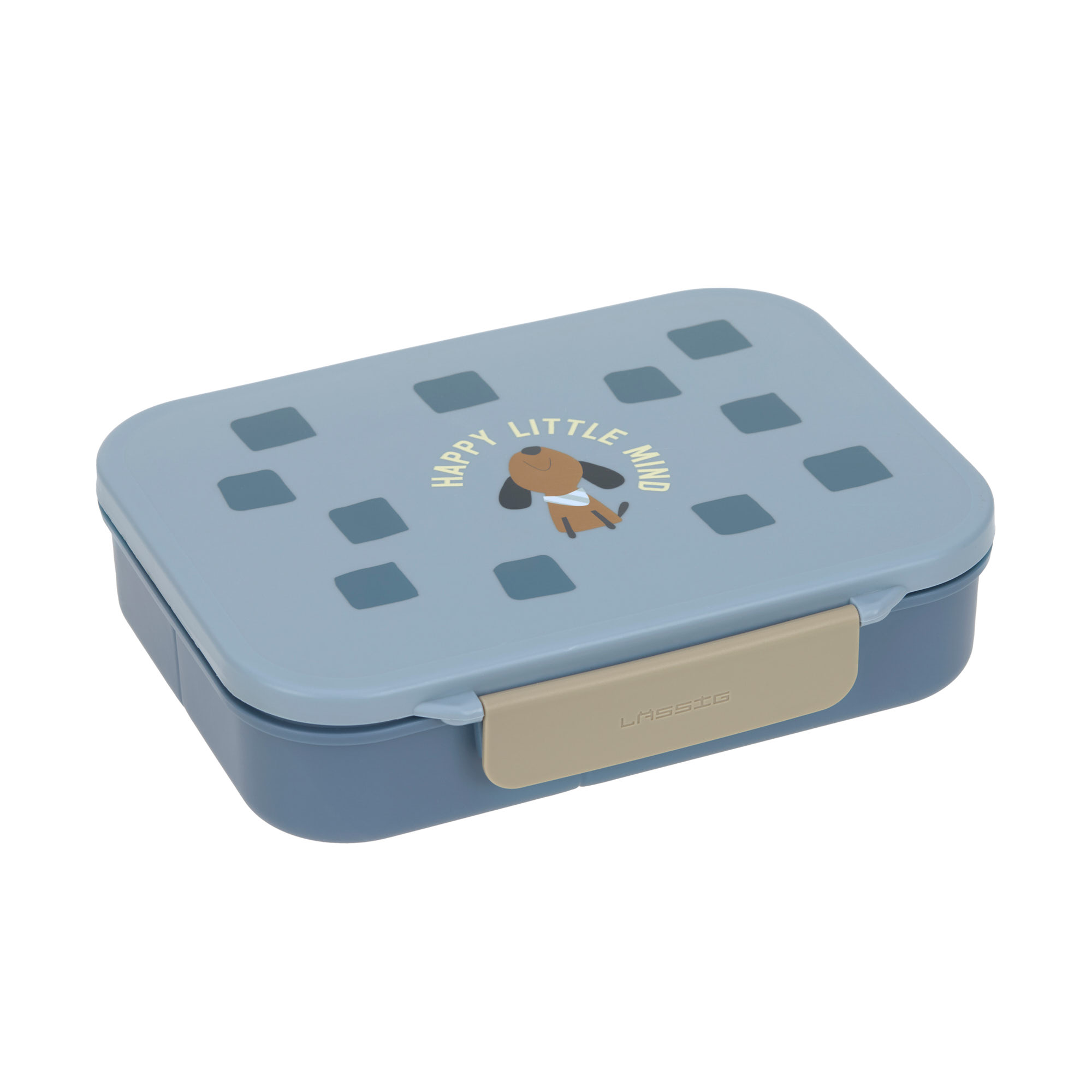 Lässig Lunchbox Bento Pattern Party Blue-Green 21x17x5 cm