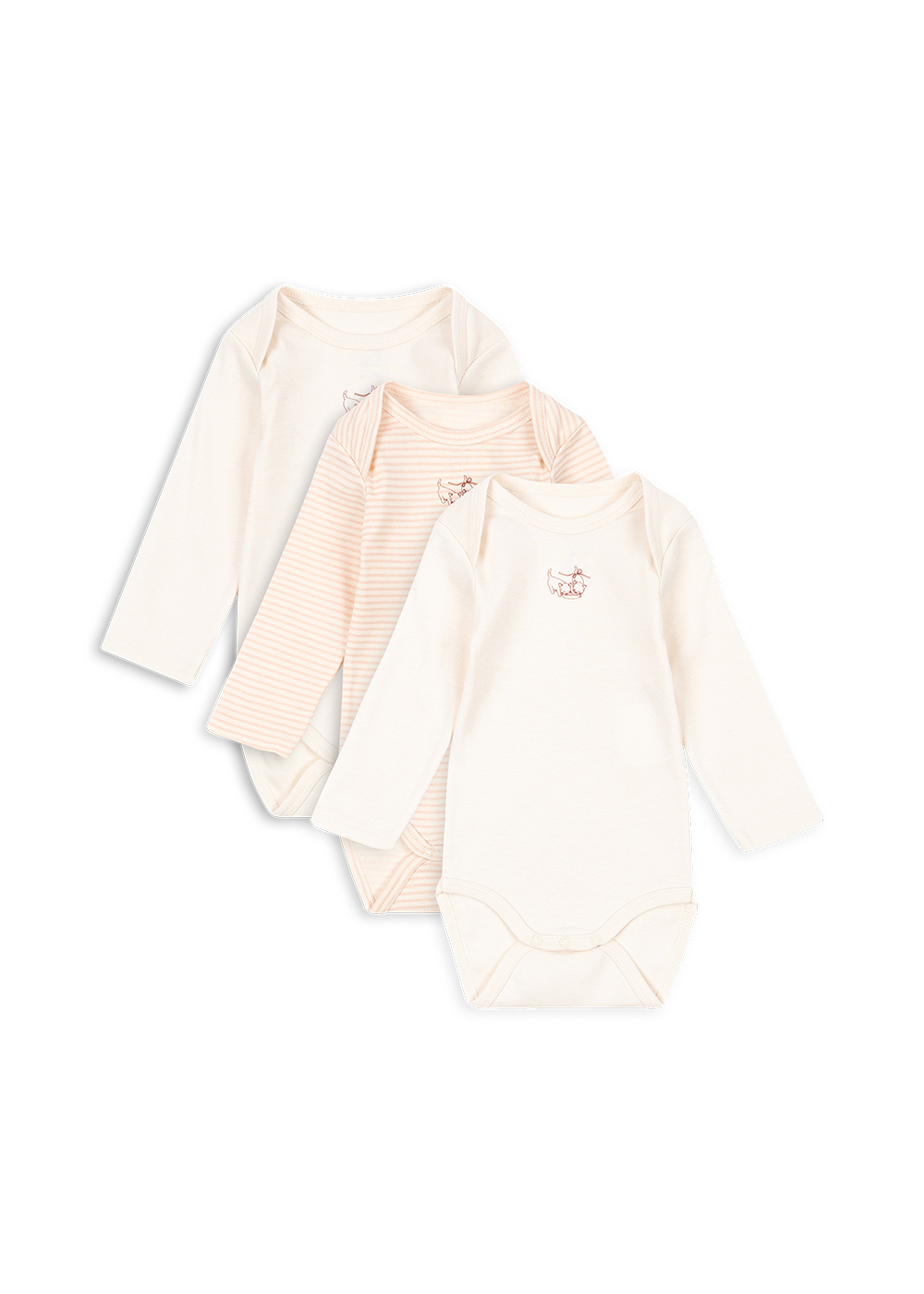 Fanga Body Fio Stripe Lm Blush Mix - 3 stuks