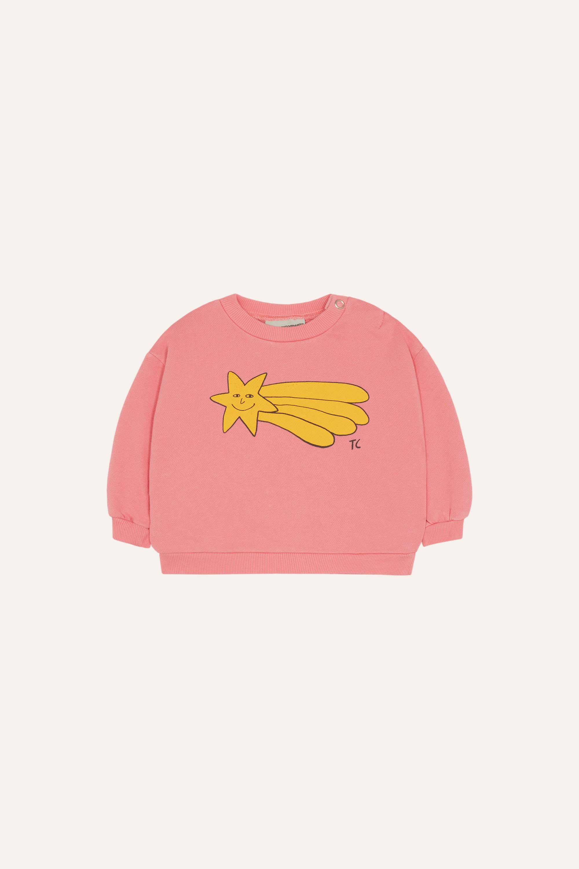 The Campamento Baby Sweater Falling Star Pink