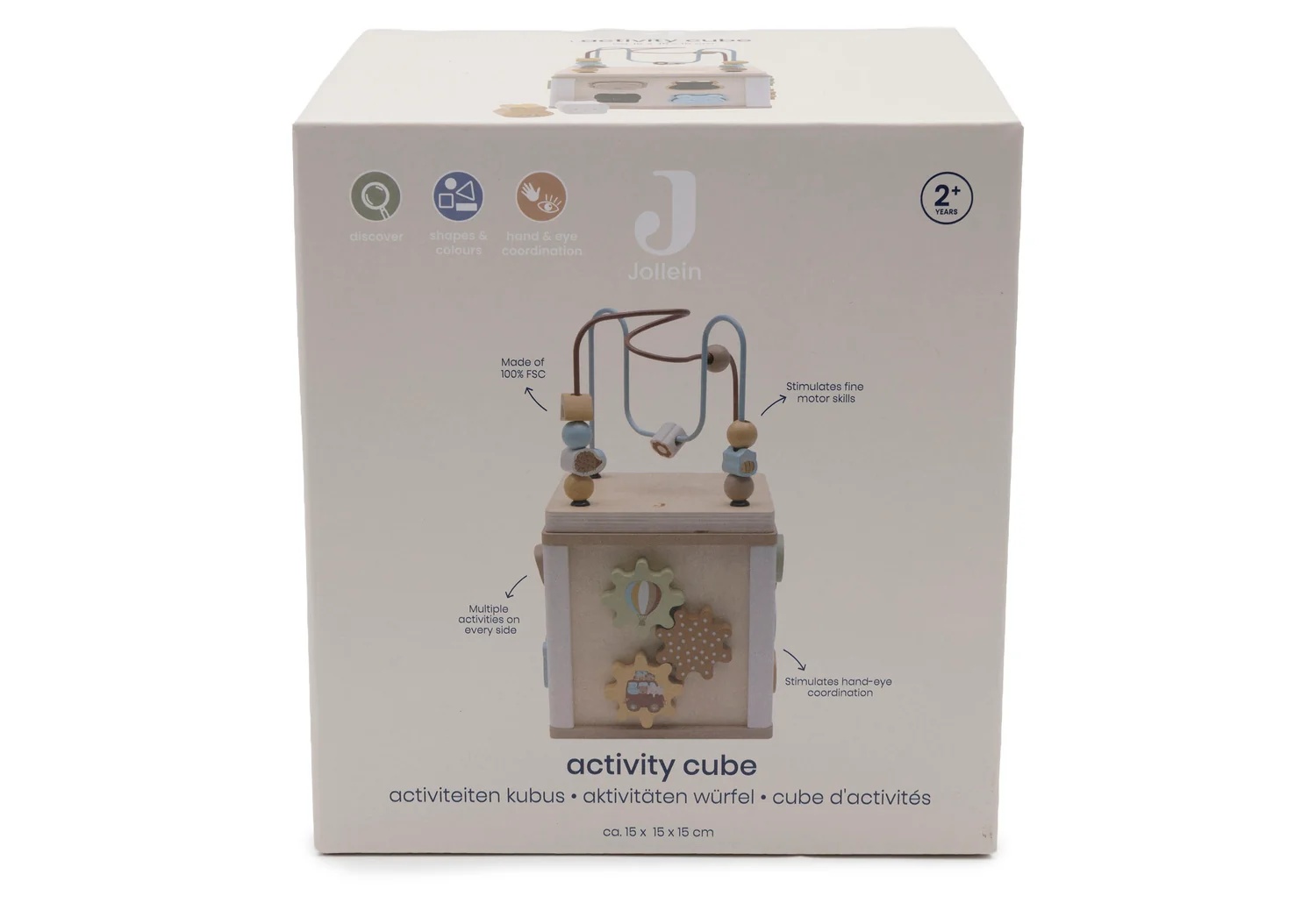 Jollein Activiteitenkubus Hout Jollies