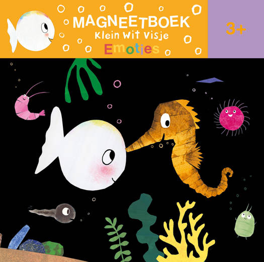 Magneetboek Klein wit Visje - Emoties - Van Genechten  3+