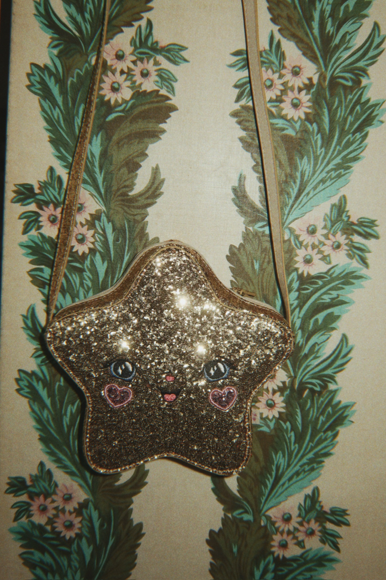 Konges Slojd Schoudertas Tut Star Gold 16.5x17.5x4.9 cm