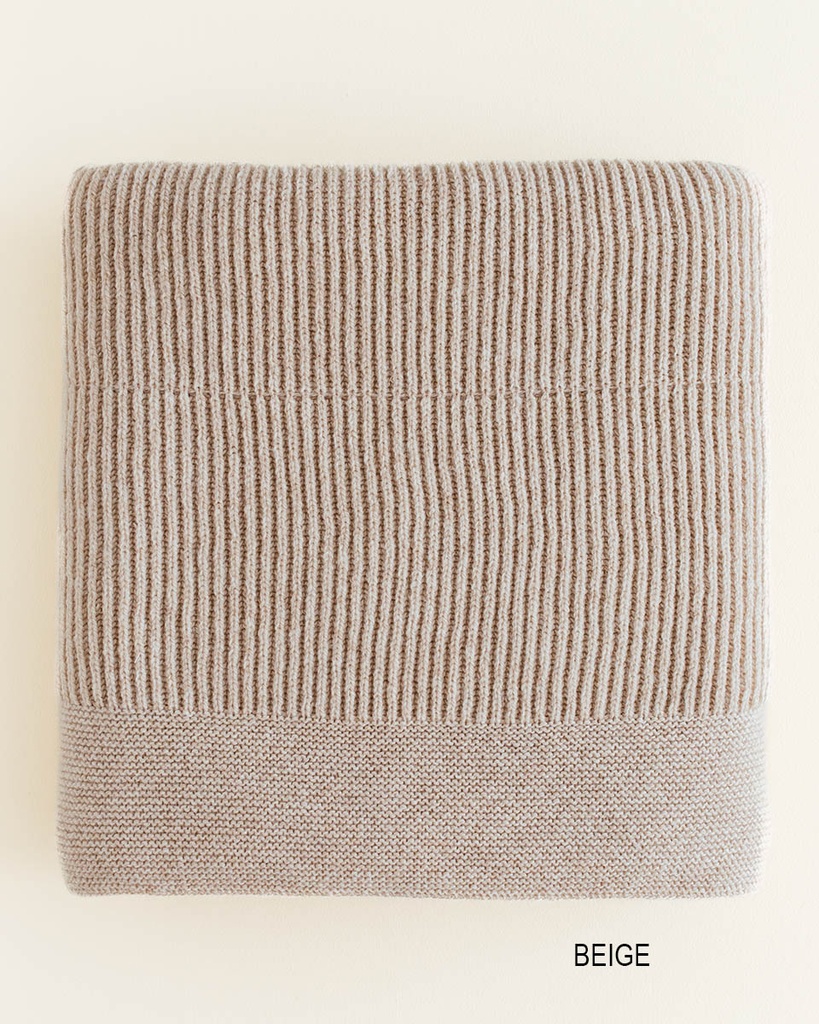 Hvid Deken Gaston Beige 100x140 cm