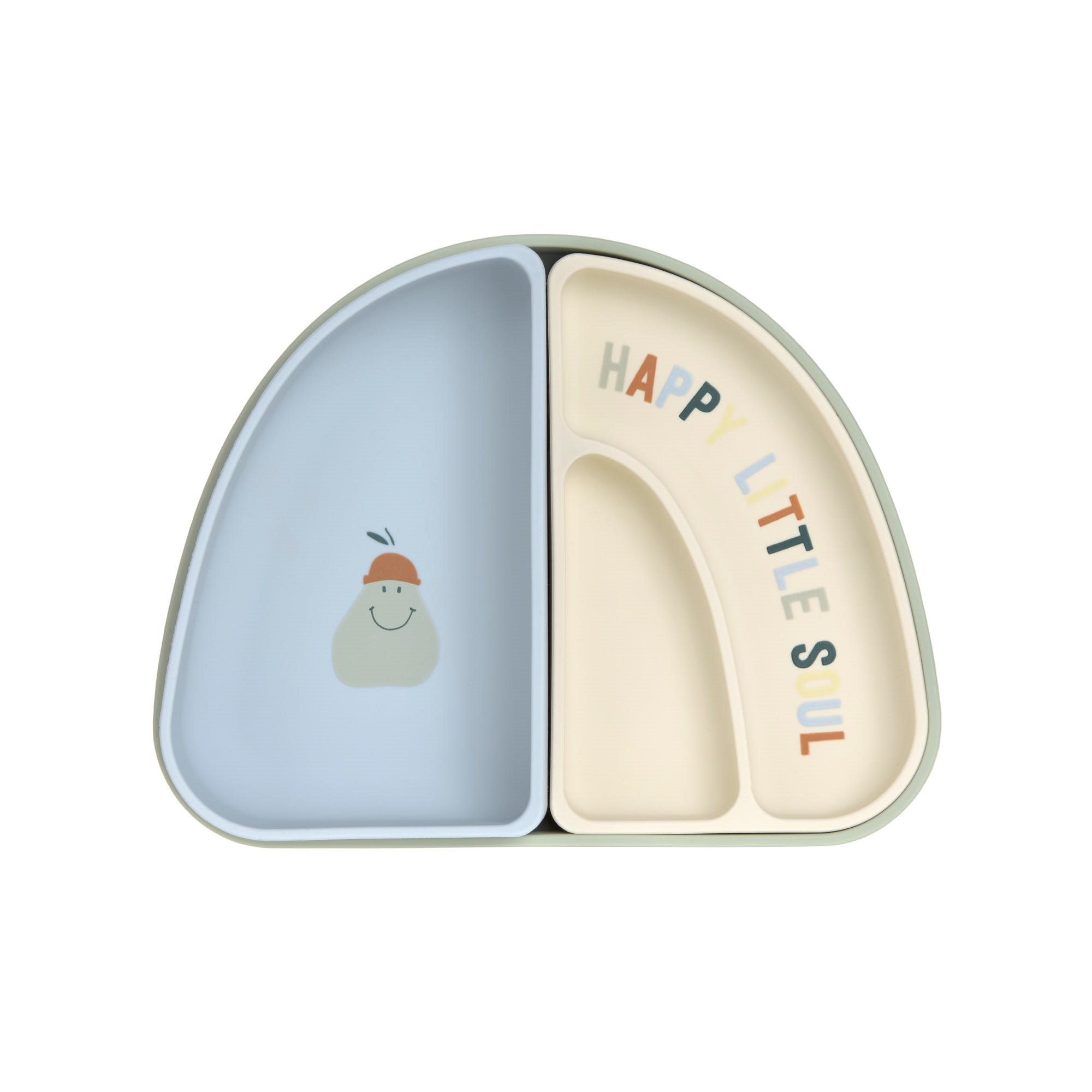 Lässig Bord 3-delig Silicone Happy Fruits Lemon