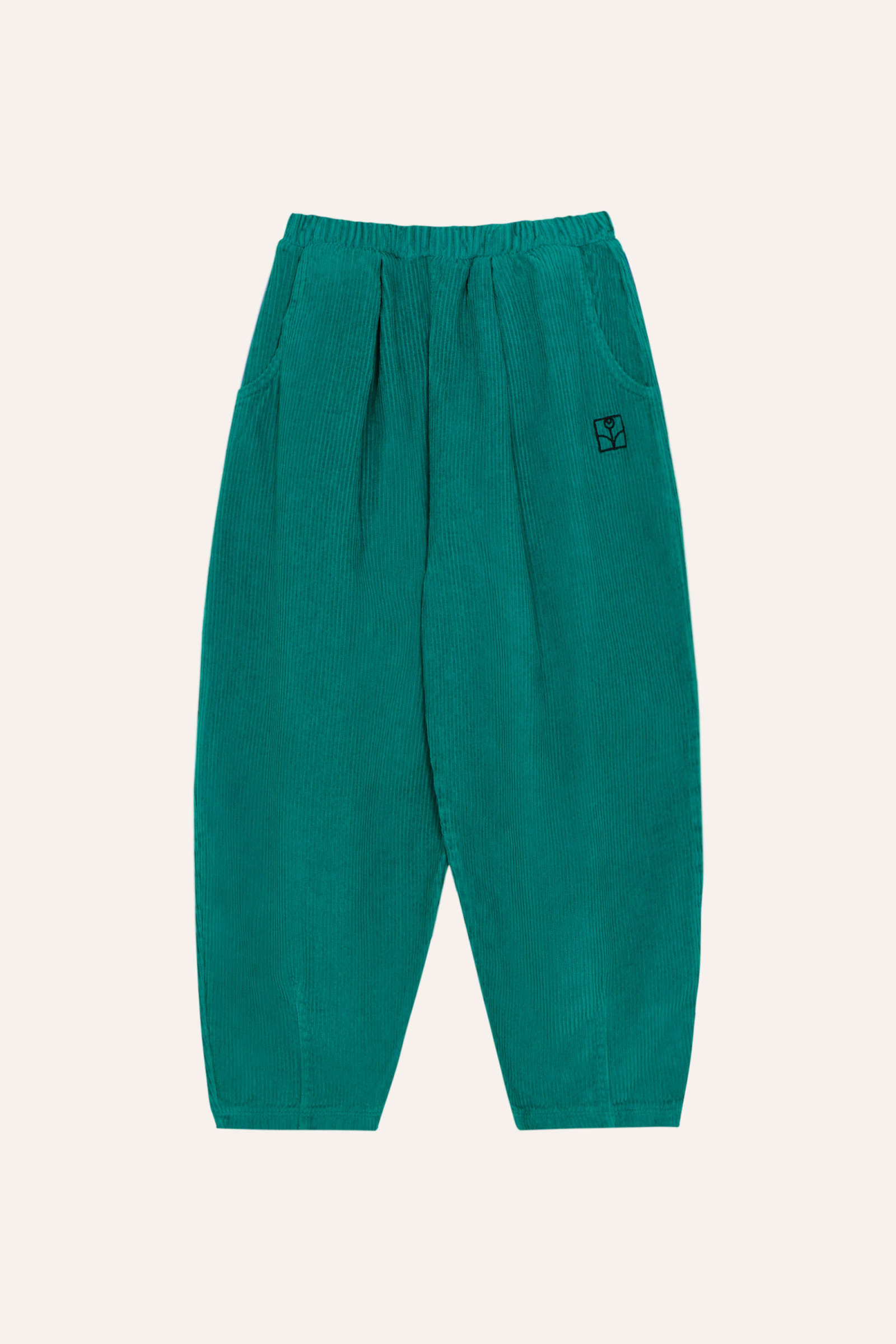 The Campamento Kids Broek Green Corduroy