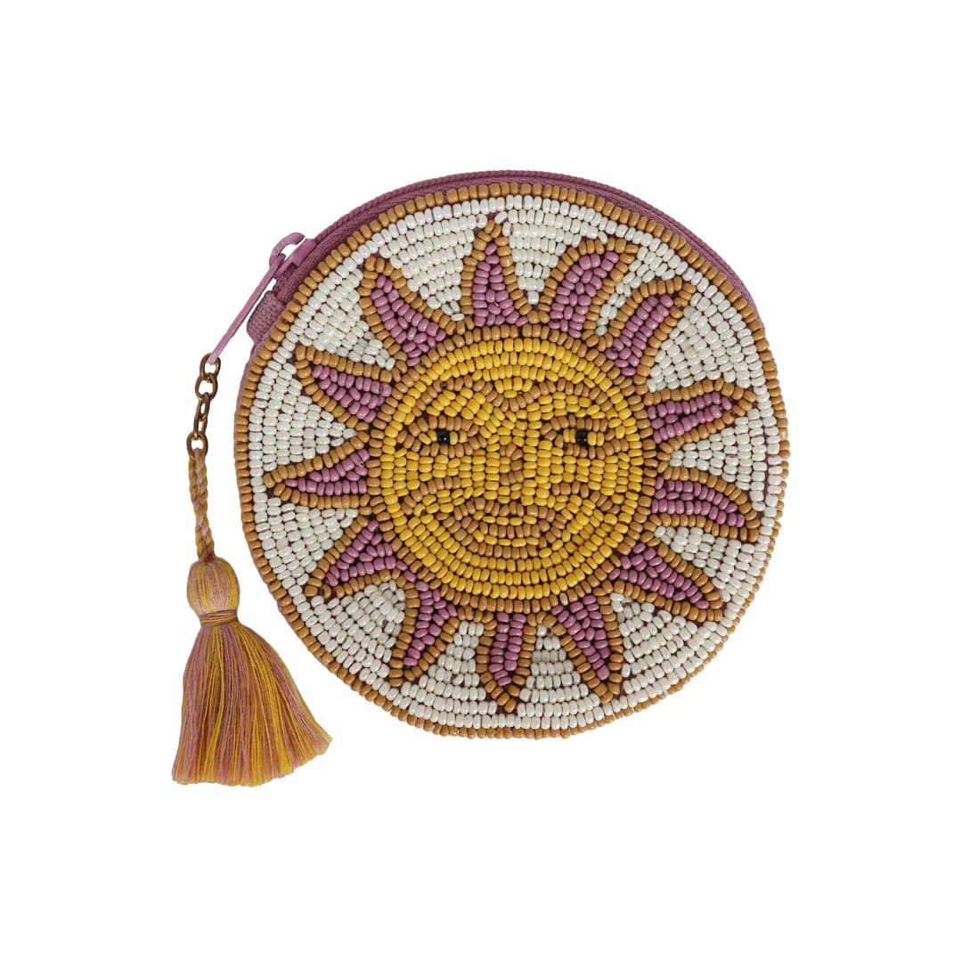 ATLITW Studio Geldbeugel Little Treasures Sun 10.5cm - Katoen & Kralen