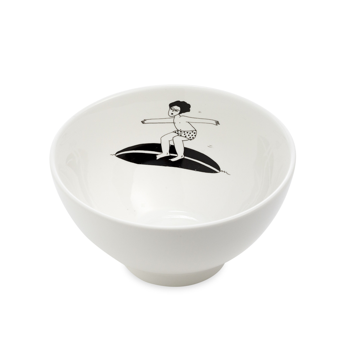 Helen B Bowl Surfing 500ml - Porselein - 12.5x7.5 cm