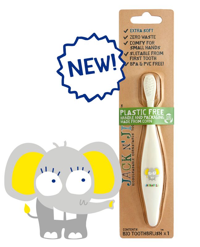 Jack N'Jill Tandenborstel Bio Elephant