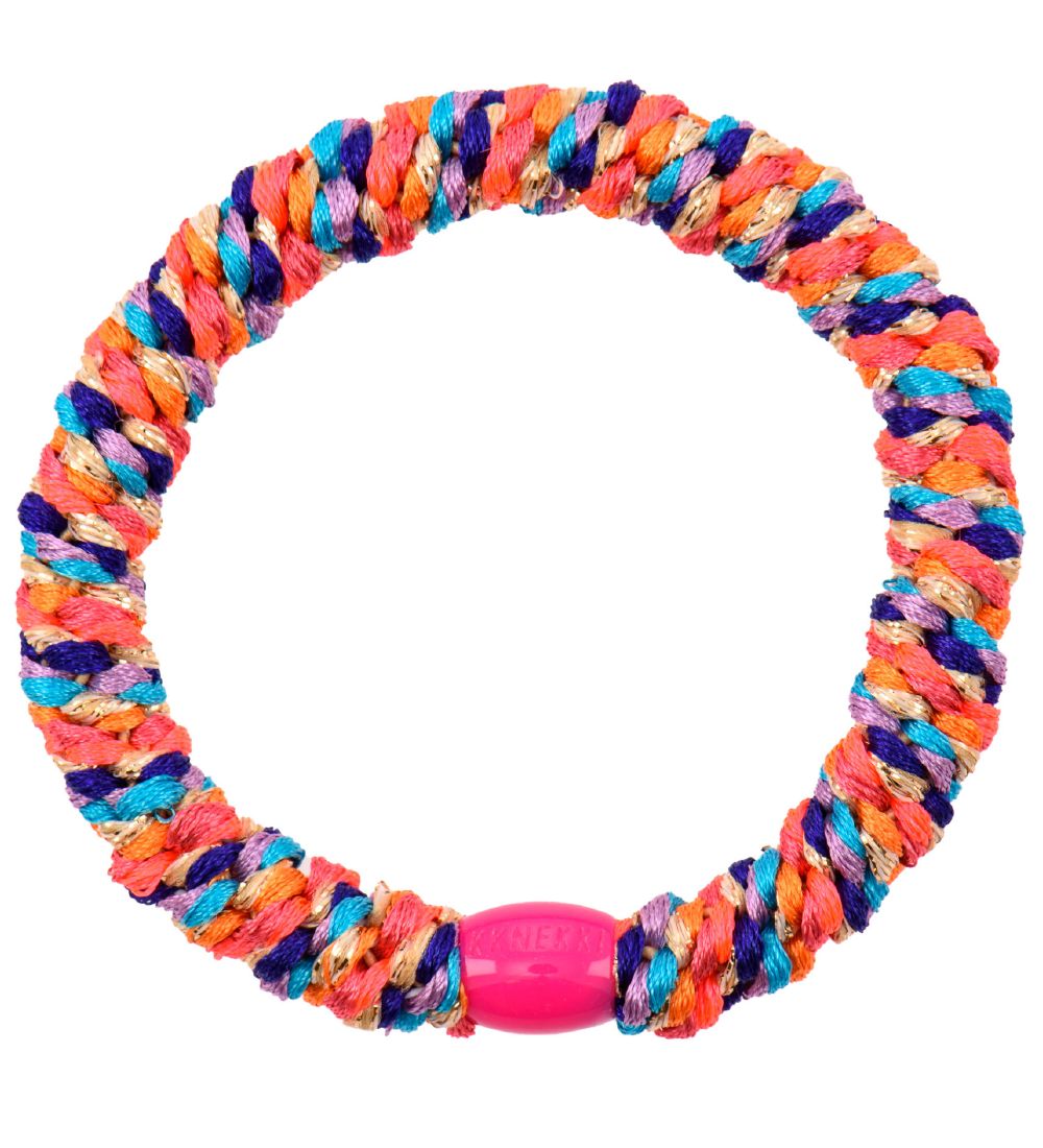 KKNEKKI Haarelastiek Multi Orange Pink Neon