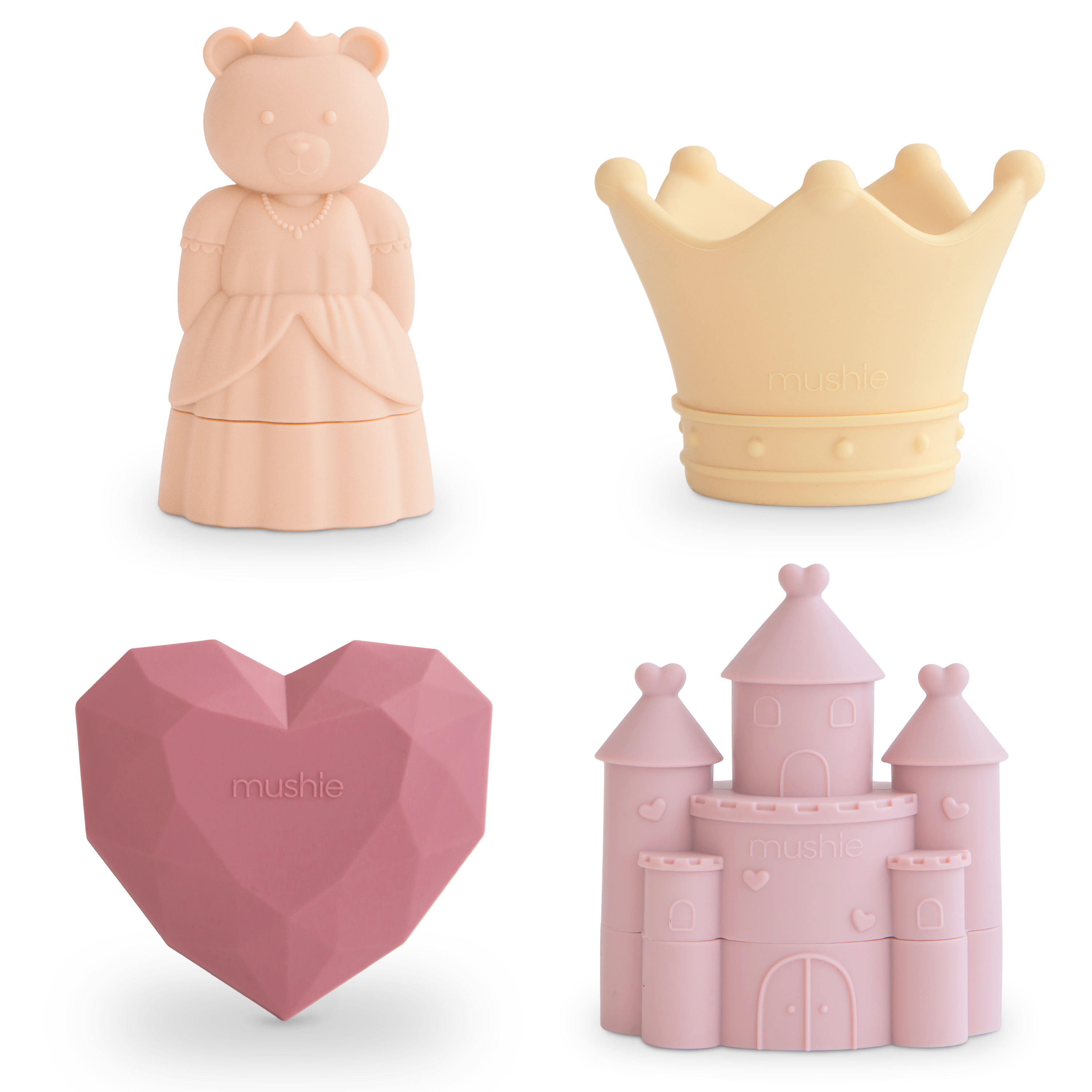 Mushie Badspeelgoed Princess - 4 stuks