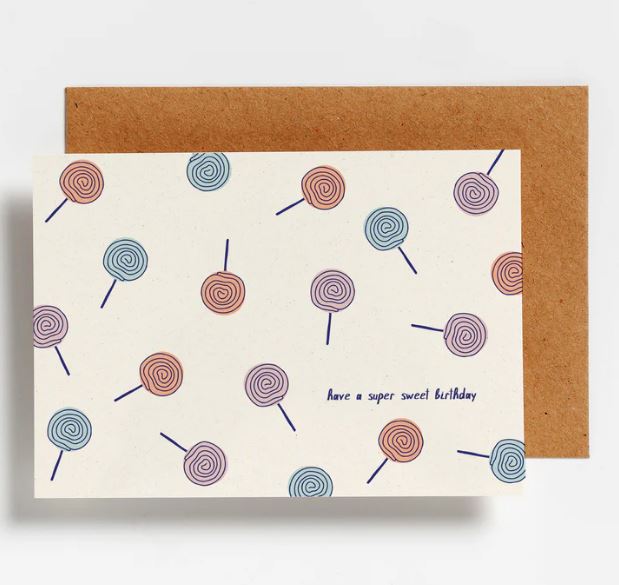 Hello August Wenskaart Have A Super Sweet Birthday