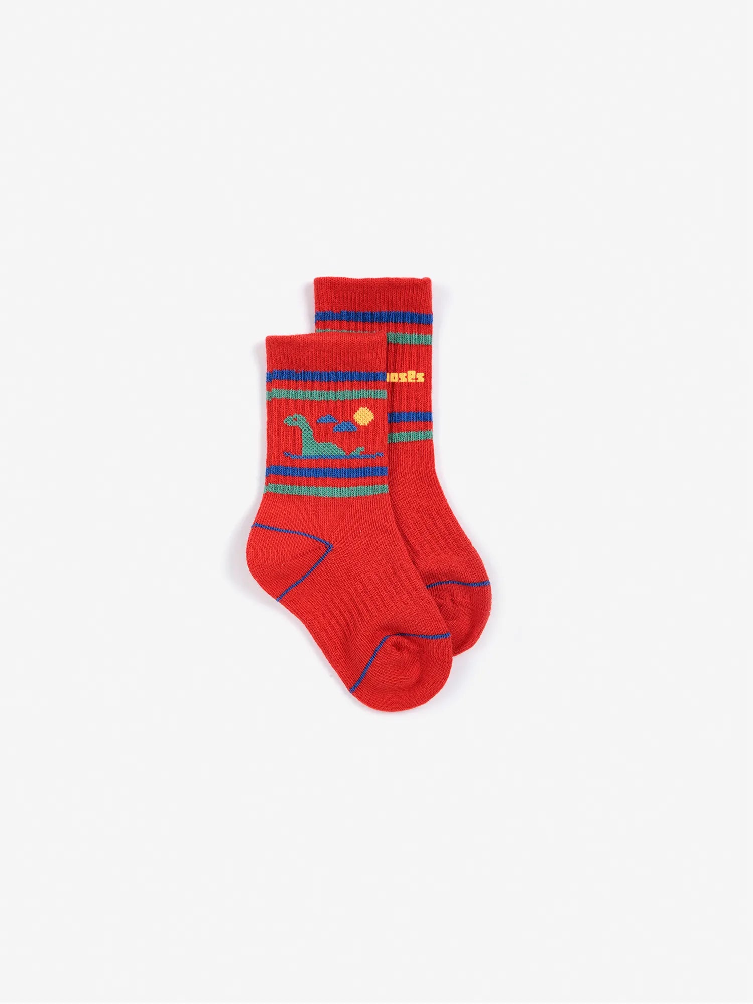 Bobo Choses Baby Sokken Kort Lake Monster - maat 17-19