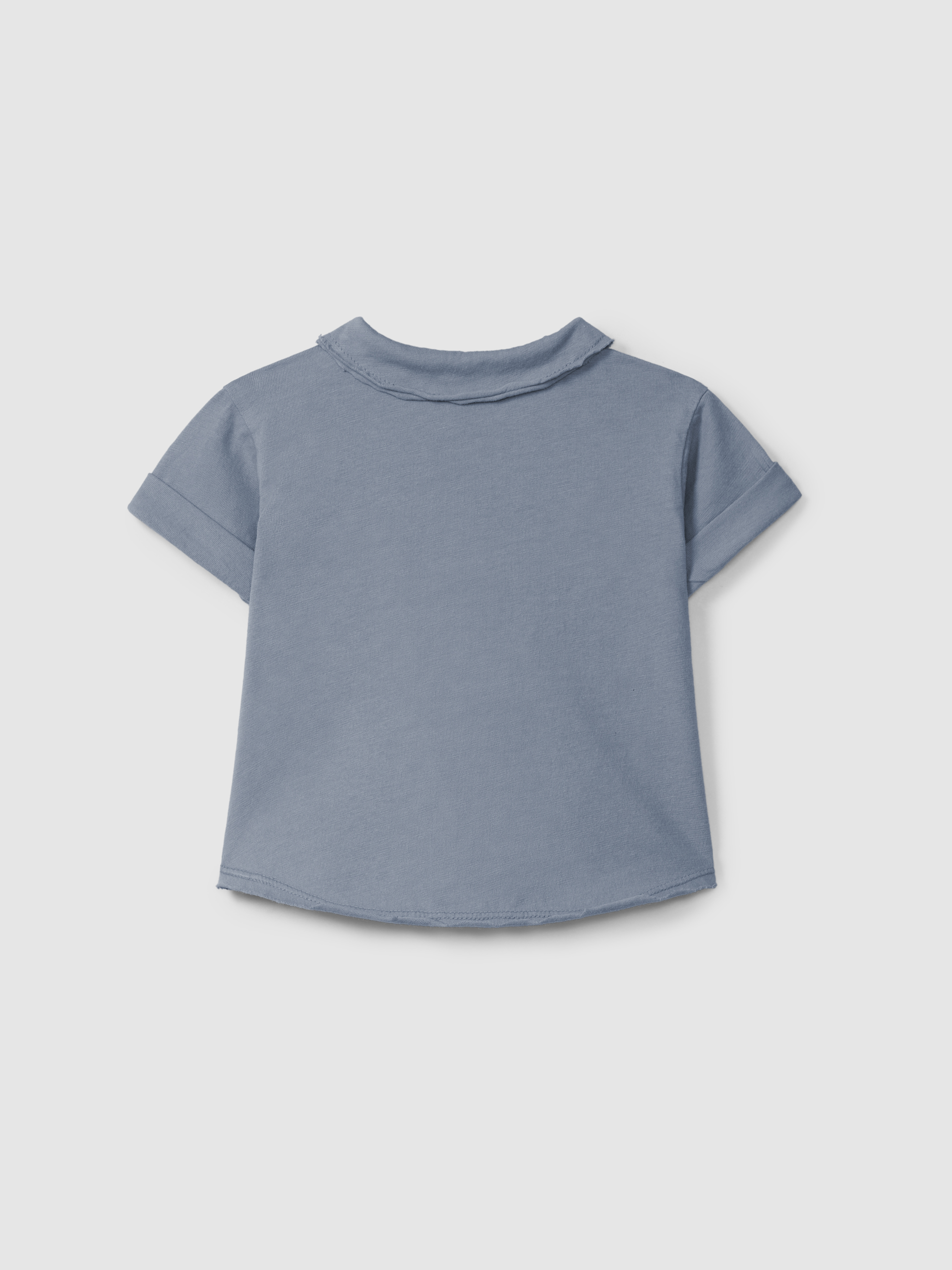 Snug Baby Polo met Knopen Indigo