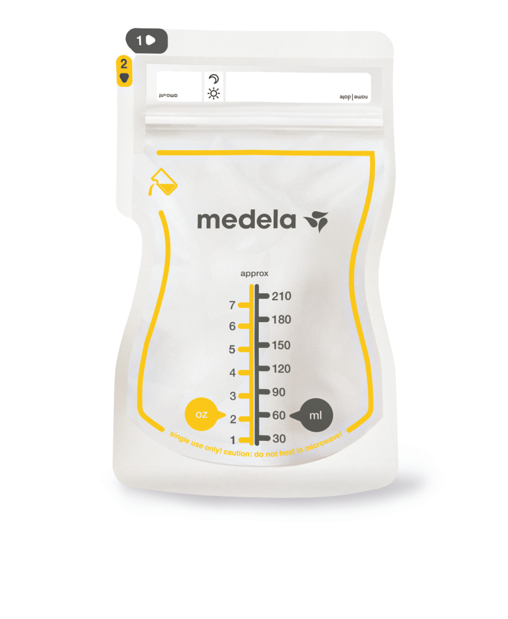 Medela Bewaarzakjes Moedermelk met Schenktuit 210 ml - 25 stuks