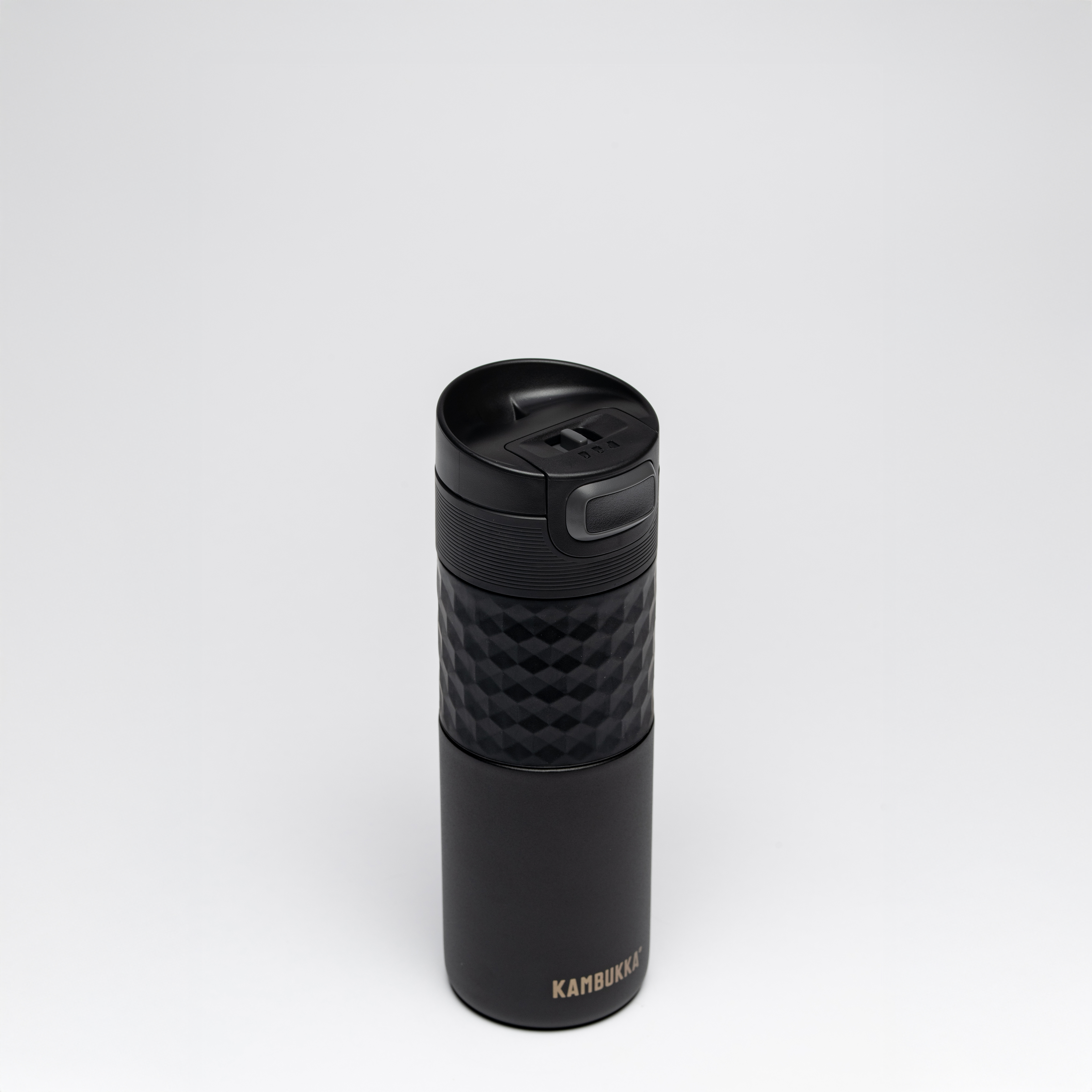 Kambukka Isoleerfles Etna 500ml Velvet Black - 3-in-1 Deksel - Snapclean - 50% Recycled PET